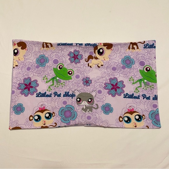Littlest Pet Shop Purple Pillowcase Homemade 21” x 12.5” Pillow Case LPS - Picture 16 of 16